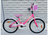 Детский велосипед Novatrack Twist 20" розовый